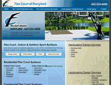 Tablet Screenshot of flexcourtmaryland.com